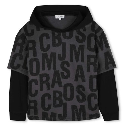 MARC JACOBS Hooded 2-in-1 Sweatshirt 3Y-6Y